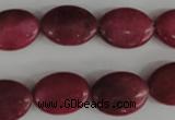 COV123 15.5 inches 13*18mm oval candy jade beads wholesale