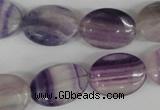 COV135 15.5 inches 13*18mm oval fluorite gemstone beads wholesale