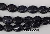 COV16 15.5 inches 8*10mm oval blue goldstone gemstone beads wholesale