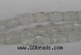 COV43 15.5 inches 8*10mm oval watermelon white beads wholesale