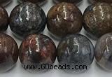 CPB1073 15.5 inches 10mm round peter stone beads wholesale