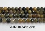 CPB1079 15.5 inches 12mm faceted round natural pietersite beads