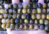 CPB1083 15.5 inches 10mm faceted round pietersite gemstone beads