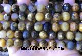 CPB1084 15.5 inches 12mm faceted round pietersite gemstone beads