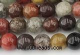 CPC670 15.5 inches 6mm round phantom quartz gemstone beads