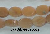 CPI101 15.5 inches 11*14mm oval pink aventurine jade beads