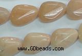 CPI104 15.5 inches 15*20mm nuggets pink aventurine jade beads