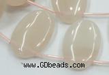 CPI17 15.5 inches 20*30mm top-drilled oval pink aventurine jade beads