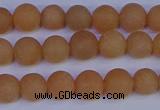 CPI302 15.5 inches 8mm round matte red aventurine beads wholesale