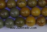 CPJ453 15.5 inches 10mm round wildhorse picture jasper beads