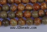 CPJ461 15.5 inches 6mm round African picture jasper beads