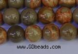 CPJ463 15.5 inches 10mm round African picture jasper beads