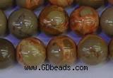 CPJ465 15.5 inches 14mm round African picture jasper beads