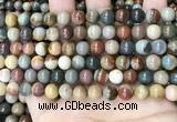 CPJ482 15.5 inches 8mm round polychrome jasper beads wholesale