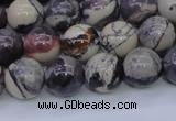 CPJ604 15.5 inches 12mm round purple striped jasper beads wholesale