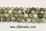 CPJ704 15.5 inches 12mm round greeting pine jasper beads