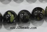 CPM06 15.5 inches 16mm round plum blossom jade beads wholesale