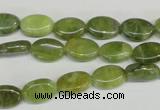 CPO33 15.5 inches 8*12mm oval olivine gemstone beads wholesale