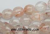 CPQ01 15.5 inches 10mm flat round natural pink quartz beads