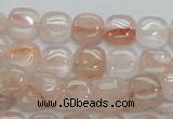 CPQ04 15.5 inches 10*10mm square natural pink quartz beads