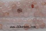 CPQ202 15.5 inches 6mm faceted round natural pink quartz beads