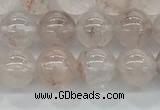 CPQ251 15.5 inches 6mm round natural pink quartz beads wholesale