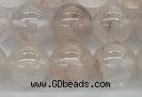 CPQ252 15.5 inches 8mm round natural pink quartz beads wholesale