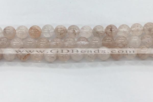 CPQ253 15.5 inches 10mm round natural pink quartz beads wholesale