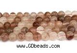 CPQ343 15.5 inches 10mm round pink quartz gemstone beads