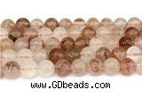 CPQ344 15.5 inches 12mm round pink quartz gemstone beads