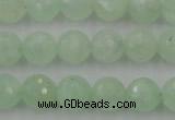 CPR114 15.5 inches 12mm faceted round natural prehnite beads wholesale