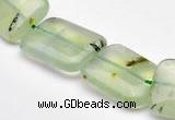 CPR15 A grade 15*20mm rectangle natural Prehnite gemstone beads