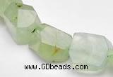 CPR20 A grade freeform natural Prehnite gemstone beads