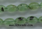 CPR208 15.5 inches 10*14mm rice natural prehnite beads wholesale