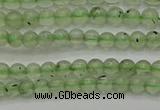 CPR310 15.5 inches 4mm round natural prehnite gemstone beads