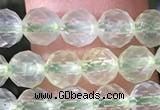 CPR375 15.5 inches 5mm faceted nuggets prehnite gemstone beads