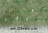 CPR415 15.5 inches 6mm faceted round natural prehnite beads