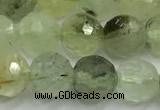 CPR437 15 inches 10mm faceted round prehnite beads