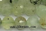 CPR438 15 inches 12mm faceted round prehnite beads