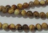 CPT451 15.5 inches 6mm round picture jasper beads wholesale