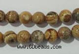 CPT452 15.5 inches 8mm round picture jasper beads wholesale