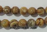 CPT453 15.5 inches 10mm round picture jasper beads wholesale