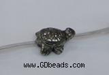 CPY560 15.5 inches 13*18mm tortoise pyrite gemstone beads