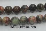 CRA01 15.5 inches 8mm round natural rainforest agate gemstone beads