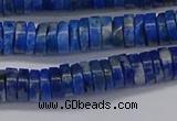 CRB1027 15.5 inches 2*6mm heishi lapis lazuli beads wholesale