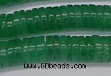 CRB1033 15.5 inches 2*7mm heishi green aventurine beads wholesale