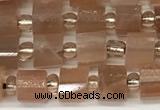 CRB1060 15.5 inches 4*6mm - 5*6mm faceted tyre moonstone beads