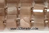 CRB1061 15.5 inches 5*8mm - 6*8mm faceted tyre moonstone beads