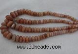 CRB1111 15.5 inches 5*8mm - 9*18mm rondelle moonstone beads