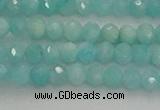 CRB1216 15.5 inches 4*6mm faceted rondelle amazonite beads